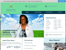 Tablet Screenshot of familytreehealthcare.com